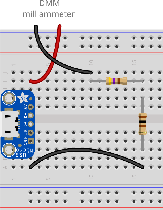 Voltage Divider - Measuring IS