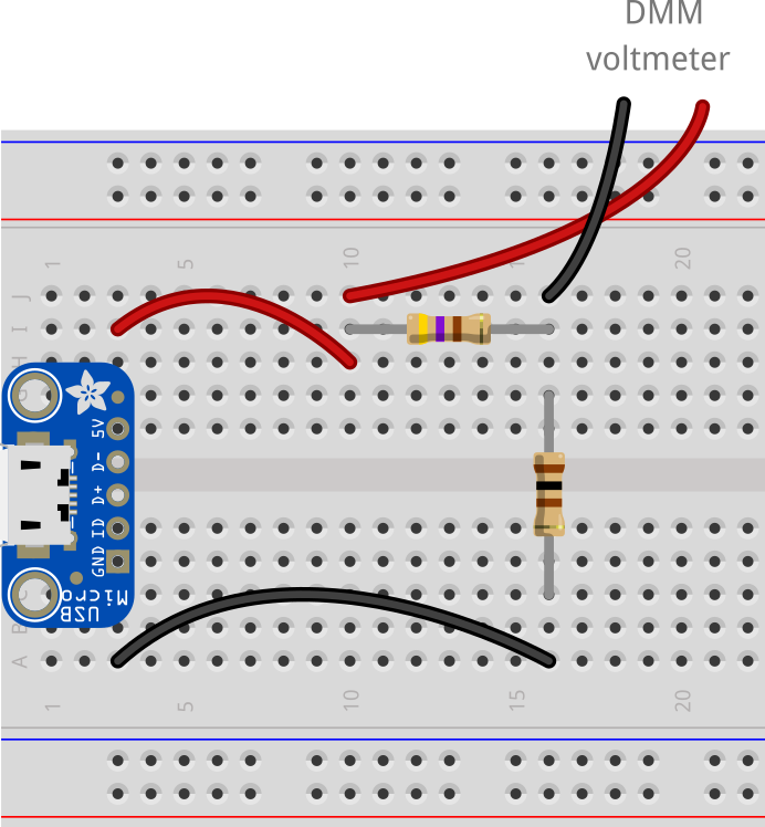 Voltage Divider - Measuring V1