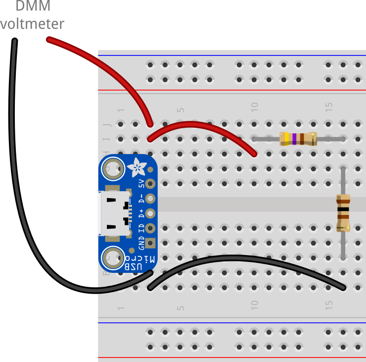 Voltage Divider - Measuring VS