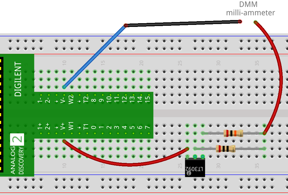Figure 40: Current source circuit (same as breadboard)