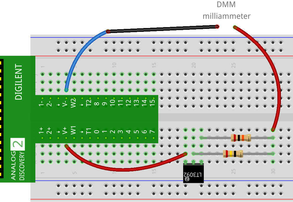 Figure 9: Current source circuit (same as breadboard