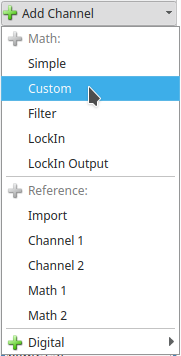 Figure 25: Add new vertical channel